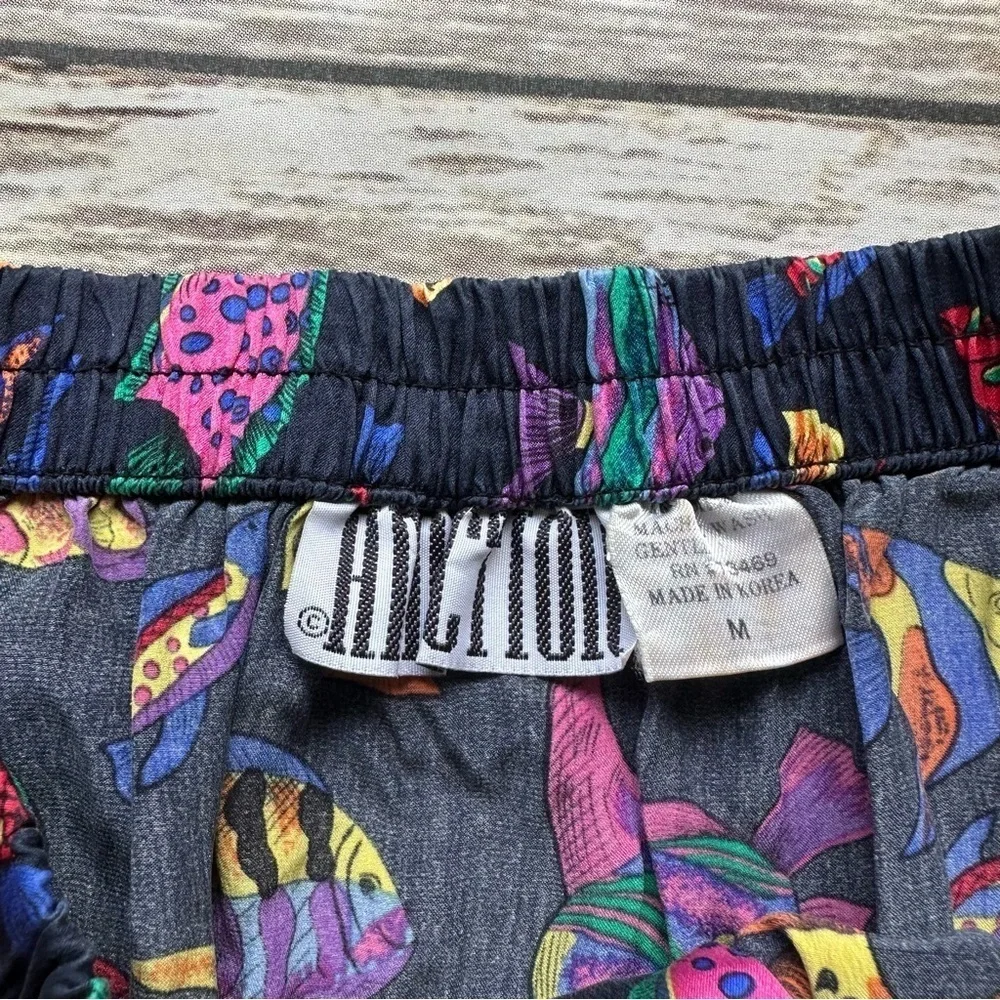 Vintage 100% Silk Boxer Shorts M